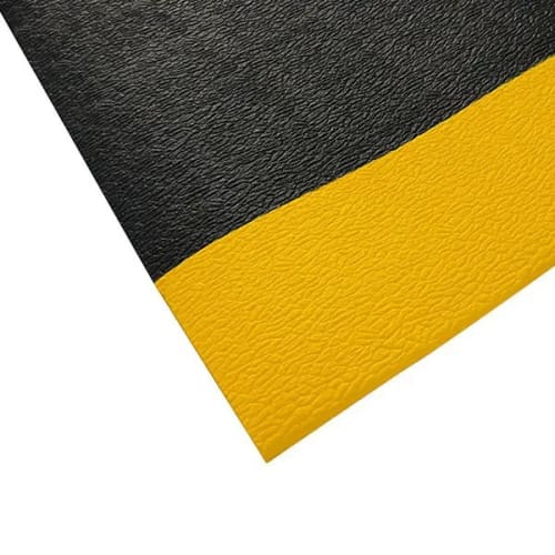 Tapis anti-fatigue largeur 61 cm - Noir / Jaune photo du produit image_1 L