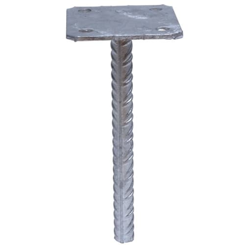 Pied de poteau simple platine 70/70 photo du produit image_1 L