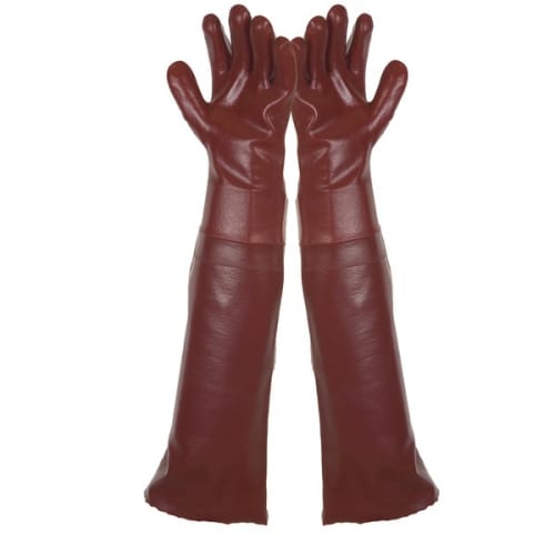 Gants coton tout enduit PVC 72 cm TU - 9.5 photo du produit image_1 L