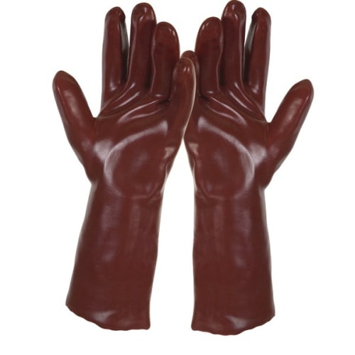 Gants coton tout enduit PVC 35 cm T9 photo du produit image_1 L