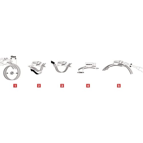 Coffret 25 mètres de bande sans fin 8 mm + 50 têtes photo du produit image_3 L