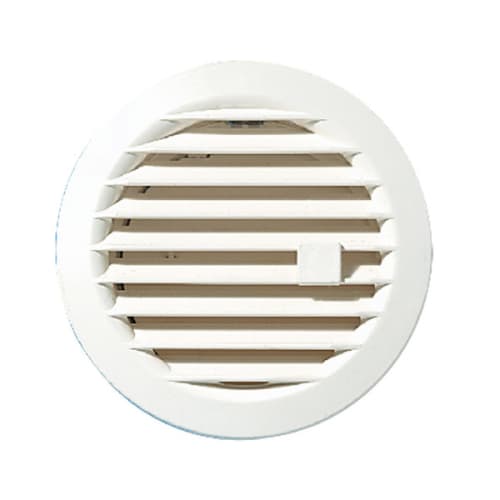 Grille réglable avec moustiquaire Ø 97 mm blanche photo du produit image_1 L