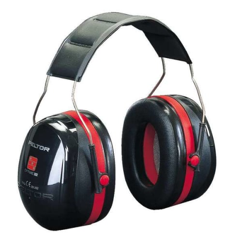 Casque anti-bruit OPTIME III rouge photo du produit image_1 L