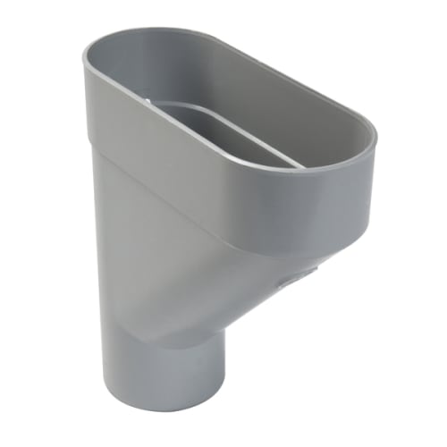 Jambonneau tube pour descente 100 gris photo du produit image_1 L