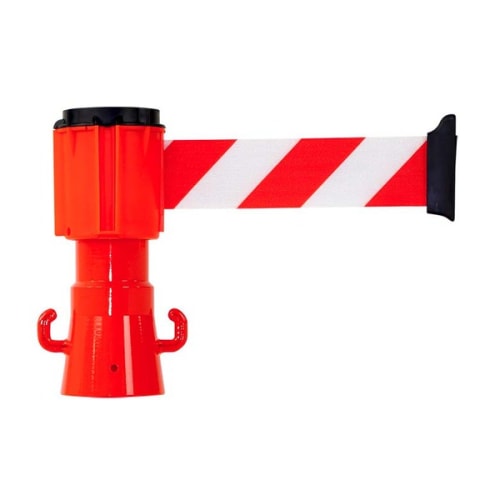 Dérouleur de sangle 3 m x 50 mm rouge/blanc photo du produit image_1 L