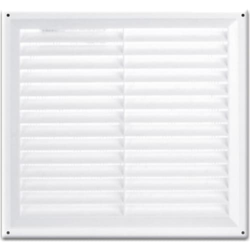 Grille simple avec moustiquaire 260 x 240 mm blanche photo du produit image_1 L