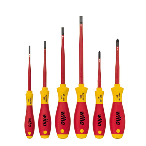 Jeu de tournevis SoftFinish slimFix isolés Fente/Phillips® photo du produit image_1 L