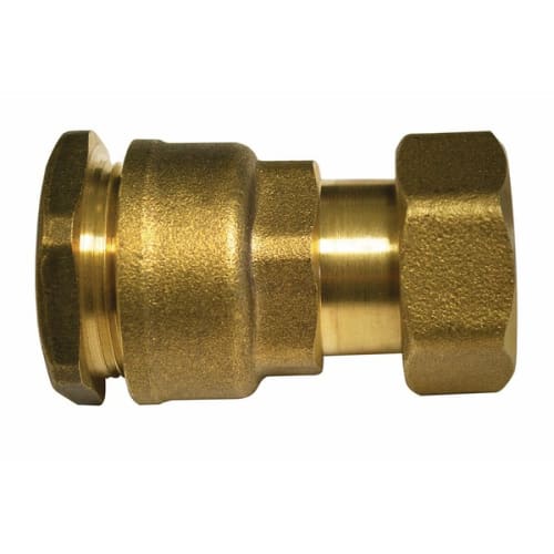 Raccord compteur droit femelle 20x27 / Ø 25 mm - Laiton photo du produit image_1 L