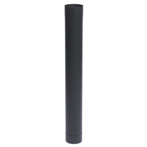 Tuyau noir mat 100 cm ø 125 mm photo du produit image_1 L