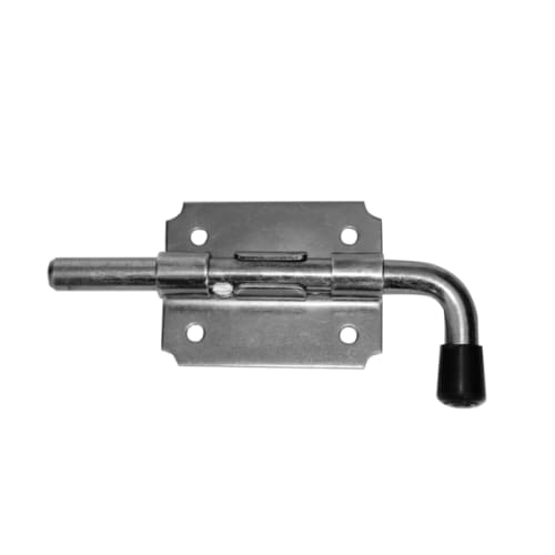 Verrou pistolet Ø 10 sans gâche zingué blanc photo du produit image_3 L