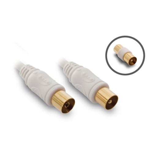 Prolongateur coax M/F + adaptateur 10 m noir photo du produit image_4 L