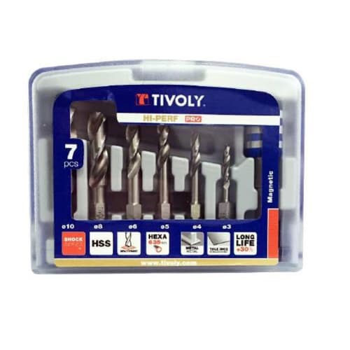 Coffret foret acier HSS Shock Serie - 7 Pcs photo du produit image_1 L