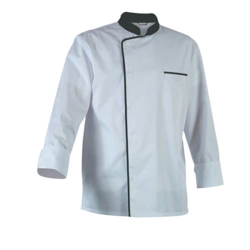 Veste ENERGY manches longues blanc liseré gris T00 photo du produit image_1 L