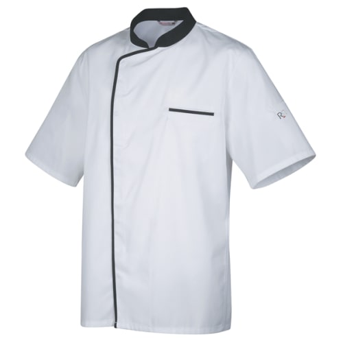 Veste ENERGY manches courtes blanc liseré noir T00 photo du produit image_1 L