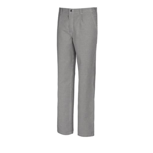 Pantalon cuisinier/pâtissier pied de poule bleu/blanc T34 photo du produit image_1 L