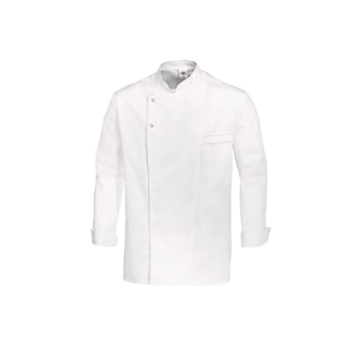 Veste cuisinier unicolore manches longues blanc TXS photo du produit image_1 L