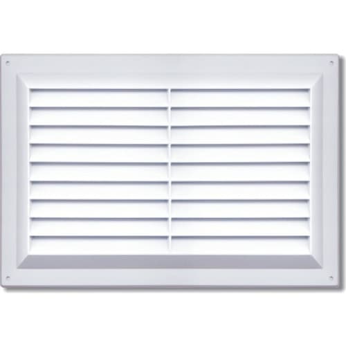 Grille simple avec moustiquaire 260 x 90 mm blanche photo du produit image_1 L