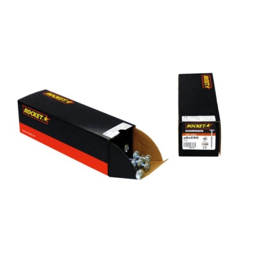 Vis charp ROCKET® tête plate extra-large TX Ø6 x 80mm - ZBL photo du produit image_3 L