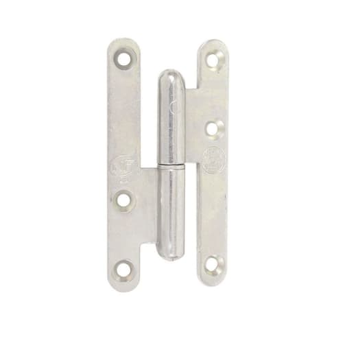 Paumelle à bague étroite NF 110 x 55 zing blc bts ronds dte photo du produit image_1 L