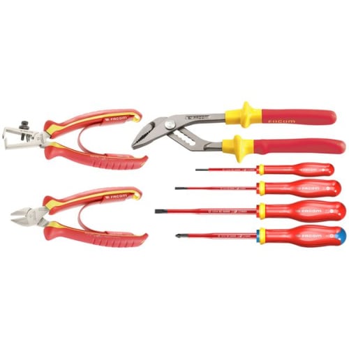 Jeu de 3 pinces et 4 tournevis isolés 1000V photo du produit image_1 L
