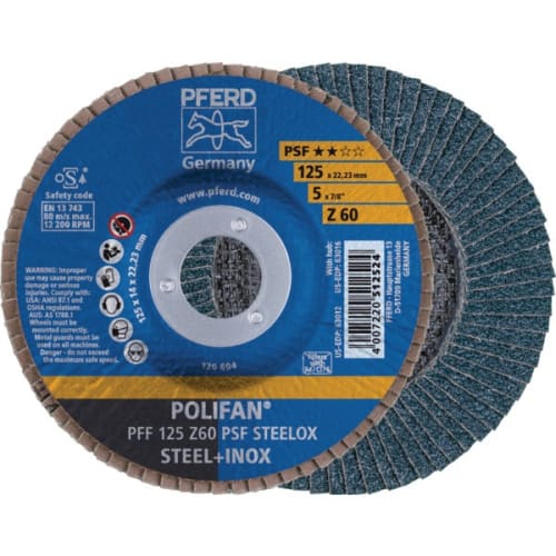 Disque à lamelles PSF ZIRKON plat 125 x 14 x 22.23 G.60 photo du produit image_1 L