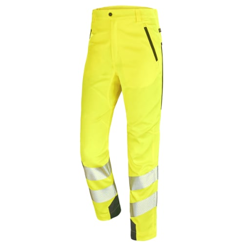 Pantalon HV stretch jaune fluo/bleu foncé T0 photo du produit image_1 L