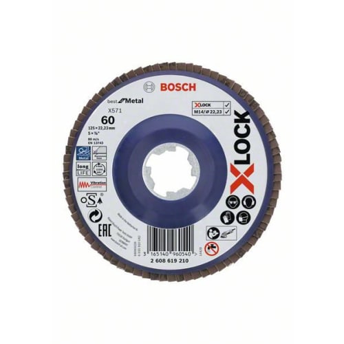 Disque à lamelles Xlock Best Metal 125 G60 photo du produit image_1 L