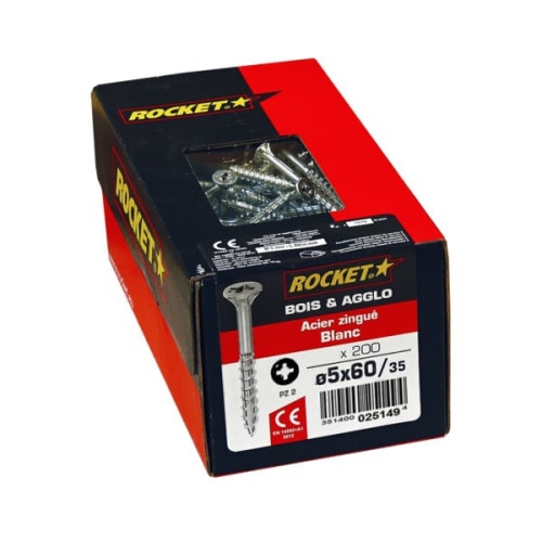 Vis Rocket TF PZD FT ZBL 3x12 photo du produit image_2 L
