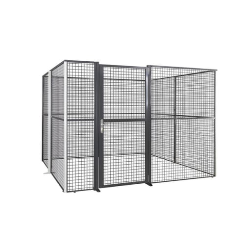 Box grillagé en L 2 faces 2000 x 3000 H2200 mm photo du produit image_1 L