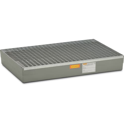 Bac PFV avec caillebotis galva 140L/250 kg photo du produit image_1 L