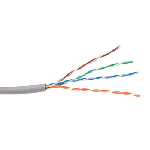 Cable RJ45 U/UTP catégorie 5E LSZHN 4 paires gris photo du produit image_1 L