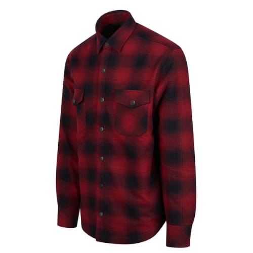 Chemise matelassée à carreaux NORWAY rouge/noir TS photo du produit image_1 L