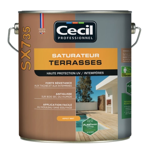 Saturateur terrasses SX 735 cèdre gris photo du produit image_1 L