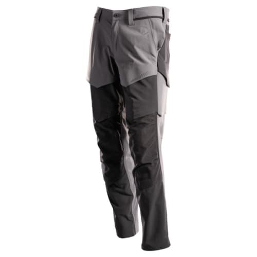 Pantalon stretch CUSTOMIZED anthracite/noir T38 photo du produit image_1 L