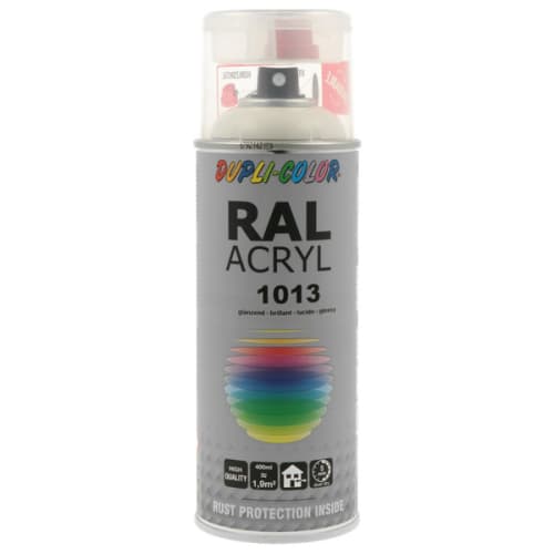 Aérosol peinture acry. RAL 1013 blanc perle brillant photo du produit image_1 L