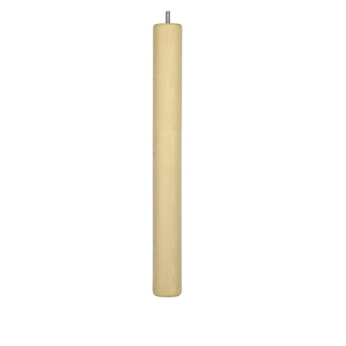 Pied table d50 h360 hetre brut m8 photo du produit image_1 L