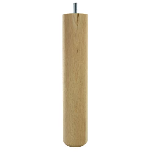 Pieds de lit cylindriques fixes Ø50 x H 250 mm - Hètre photo du produit image_1 L