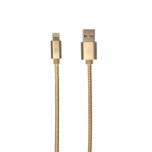 Chargeur Lightning pour iPhone/iPad 3m doré photo du produit image_1 L