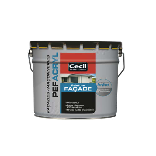 Peinture façade acrylique - Blanc photo du produit image_1 L