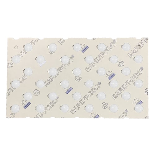 165 Pastilles podotactiles auto-adhésives - Blanc photo du produit image_1 L