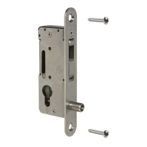 Serrure à encastrer 100% inox pour coulissant photo du produit image_1 L