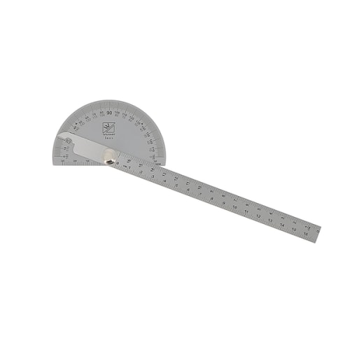 Rapporteur d'angle inox Ø 90 mm - 170 mm photo du produit image_1 L