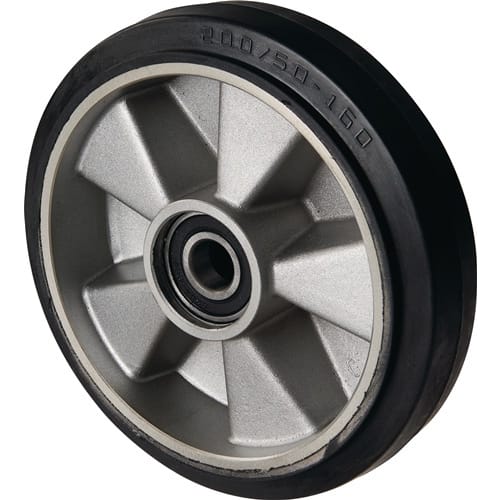 Volant caoutch.plein L.moyeu.43 mm l.roue 50 mm photo du produit image_1 L