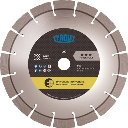 Disque à tronçonner diamant DCU D. 230 mm perçage 22, 23 mm photo du produit image_1 L