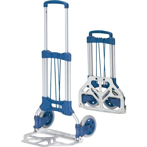 Diable transport pliable tube acier alu H1090mm L320mm photo du produit image_1 L