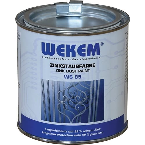 Couleur poussière de zinc WS85 gris foncé, métallique mat photo du produit image_1 L