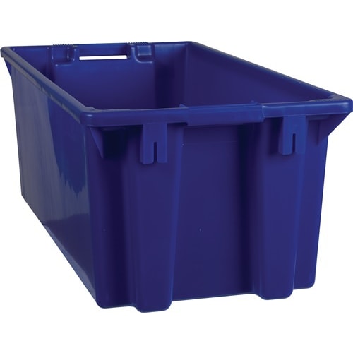 Bac gerbable-emboîtable PP bleu photo du produit image_1 L