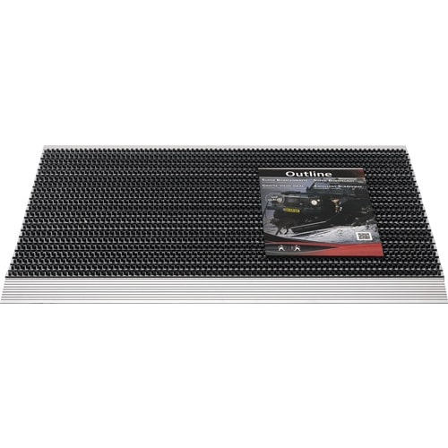 Paillasson bord d’attaque alu noir/argent PP/aluminium photo du produit image_1 L