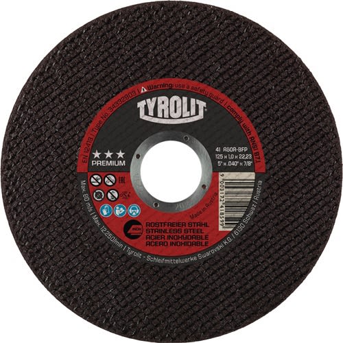 Disque à tronçonner premium D125x1mm droit photo du produit image_1 L