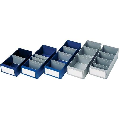 Boîte étagère L300xl160xH100/112mm bleu PS photo du produit image_1 L